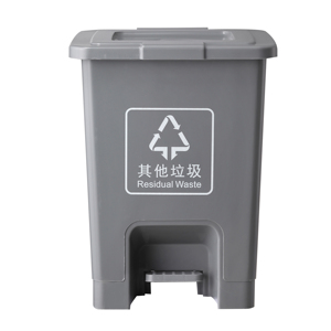 15 एल पीपी बड़े आउटडोर पेडल अस्पताल अपशिष्ट बिन डॉक्टर के लिए कुशल इनडोर प्लास्टिक कचरे के डिब्बे का उपयोग करते हैं - Product Image 4