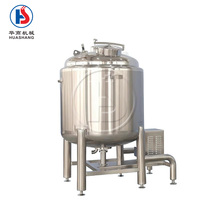 Récipient de mélange en acier inoxydable, dispersant haute vitesse, réservoir de mélange de liquide fondant avec émulsion en bas, réservoir de mélange à cisaillement élevé