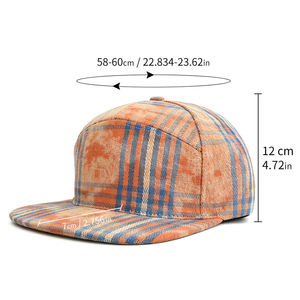 Gorra de Béisbol Unisex Ajustable de 7 Paneles con Visera Plana, Gorra Deportiva para Exteriores, Gorra de Béisbol Moderna e Informal con Estampado Personalizado de Fábrica - Product Image 4