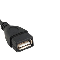 OTG USB 2.0 Female Jack zu Mini USB B 5pin Male Plug 90 Angle Adapter Short Cable