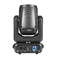 Projecteurs LED RGBW mobiles 200W, 18 prismes, DMX512, activés par le son, faisceau lumineux DJ, bande halo, pour fêtes, mariages, Noël, CRI 90 élevé