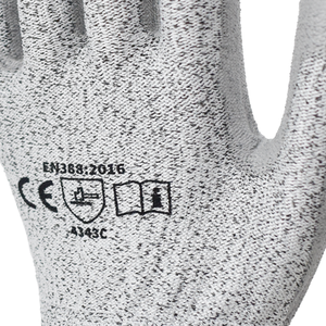 Luvas HPPE Anti resistência abrasiva Nível 5 segurança de trabalho Luvas ao ar livre Jardinagem Espinhos Corte à prova de facada 5 luvas - Product Image 4