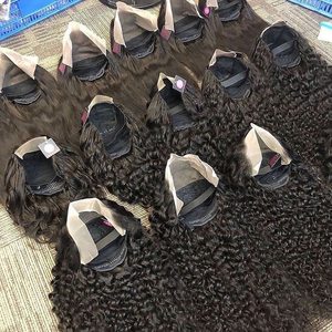 Perruques Lace Front HD Sans Colle Brésiliennes Cheveux Humains <span class=keywords><strong>Afro</strong></span> Kinky Bouclés 4x4 5x5 13x4 Pré-Épilées Prêtes à Porter à Prix de Gros - Product Image 6