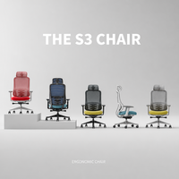 Chaise ergonomique 2027, chaise de bureau ergonomique en maille de haute qualité, design moderne et luxueux, chaise d'ordinateur avec soutien lombaire