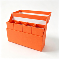 Boîte cadeau multifonctionnelle en papier imprimé sur mesure, papier ondulé avec compartiments pour l'emballage de cadeaux, vente au détail, vente en gros, OEM