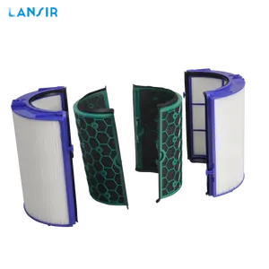 Lansir ชุดฟิลเตอร์ HEPA แก้วกรองอากาศ,ใช้ได้กับเครื่องฟอกอากาศ Dysons Pure TP04 DP04 HP04