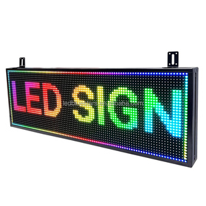 Écran d'affichage publicitaire LED couleur pleine gamme étanche pour extérieur JUNCAI P10 avec texte défilant, luminosité 1500 cd, garantie de 2 ans - Product Image 1