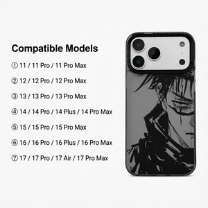 Custodia in TPU antiurto con grafica a fumetti nera stile anime, <span class=keywords><strong>cover</strong></span> protettiva per <span class=keywords><strong>iPhone</strong></span> 17 16 15 14 13 Pro Max - Product Image 3