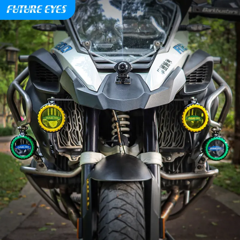 FUTURE EYES PL40 180W Interruptor magnético Luz alta baja Foco LED auxiliar para motocicleta