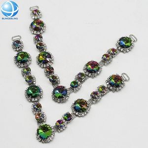 Chaîne de strass en cristal à prix de gros pour <span class=keywords><strong>sandales</strong></span> et tongs, boucle pour femmes, accessoires de décoration de bijoux DIY - Product Image 3