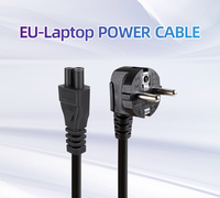 SIPU Europe C7/C14/C13 Cordon d'alimentation secteur avec gaine en PVC pour ordinateur PC et moniteur Type d'extrémité femelle IEC