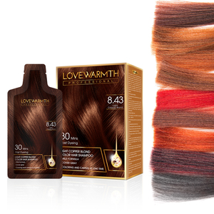 2-in-1 di Colore Dei <span class=keywords><strong>Capelli</strong></span> Shampoo Organico Formula 100% Grigio Copertura di Lunga Durata Basso Allergia <span class=keywords><strong>Gel</strong></span> di Colore - Product Image 2