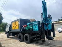 Plateforme de forage de puits d'eau montée sur camion de la série HRT personnalisée en usine, plateforme de forage de puits d'eau de 300 m de profondeur