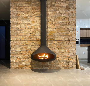 Cheminée à <span class=keywords><strong>gaz</strong></span> à <span class=keywords><strong>foyer</strong></span> <span class=keywords><strong>ouvert</strong></span> décorative en bois, réglable à 360 degrés, fabrication sur mesure, vente en gros d'usine - Product Image 5