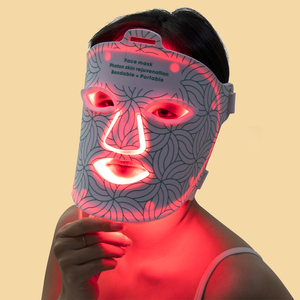 2026 Sunsred OEM ODM カスタムロゴ デュアルチップ 2色 レッドNIR LED フェイシャルライトセラピーマスク しわ軽減トリートメント用 - Product Image 2