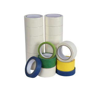 China Wholesale <strong>Blue</strong> Automotive Masking Tape Custom Jumbo <strong>Roll</strong> Hot Melt Adhesive <strong>Paper</strong> &amp; Film Low Price Painting Master Tape - Product Image 5