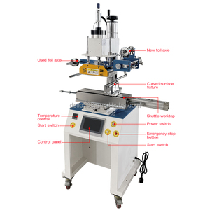 Machine <span class=keywords><strong>à</strong></span> <span class=keywords><strong>dorure</strong></span> <span class=keywords><strong>à</strong></span> <span class=keywords><strong>chaud</strong></span> pneumatique entièrement automatique, machine <span class=keywords><strong>à</strong></span> estampage <span class=keywords><strong>à</strong></span> <span class=keywords><strong>chaud</strong></span> pour verre et plastique, boîte <span class=keywords><strong>à</strong></span> chaussures et étiquette <span class=keywords><strong>DIY</strong></span> - Product Image 1