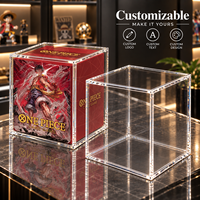 Étui de présentation magnétique en acrylique personnalisé de qualité supérieure pour le jeu de cartes One Piece EB-03 Édition Héroïnes, étanche, anti-poussière, aimant N52