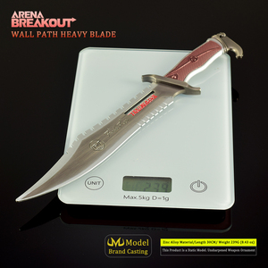 Arena Breakout All-Metal Dagger 30CM Hoja pesada Camino de pared Simulación sin cortar Artesanía Grabada Armadura Niños Regalo Prop Seguro - Product Image 2