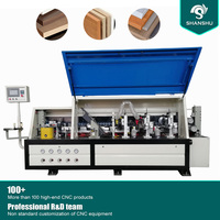 Machine de chantournage automatique CNC intelligente pour le travail du bois, machine de production de panneaux de meubles avec colle EVA