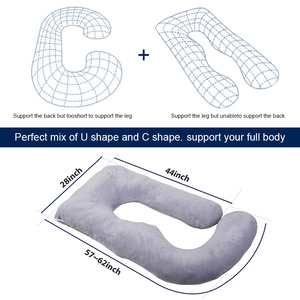 Yatone O Hình Dạng Mang Thai Thân Thiện Gối Máy Có Thể Giặt Vừa Công Ty Thai Sản Gối - Product Image 4