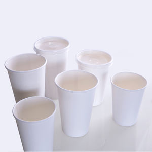 Vente d'usine Gobelets en papier jetables imprimés personnalisés recyclables à paroi simple pour café chaud, thé au lait, emballage avec couvercle - Product Image 4