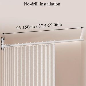 <span class=keywords><strong>Tringle</strong></span> de douche pliable antidérapante à ventouses doubles, sans perçage, gain de place, pour salle de bain - Product Image 6