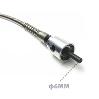 Graveur arbre Flexible 0.24 pouces/6MM arbre flexible perceuse électrique poignée mandrin séparé Mini meuleuse accessoires