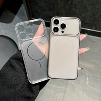Coque de téléphone antichoc magnétique en TPU souple et léger pour iPhone 17 Air 16 15 14 13 12 11 Pro Max