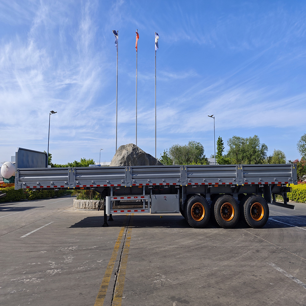 Steeplechase Semi-trailer Trailer Bulk Cargo Transportation Mechanical Suspension FUWA Axle Low Price Good Quality