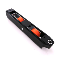 Roulette de porte-fenêtre coulissante moderne en aluminium, acier et plastique avec roue en nylon à faible bruit