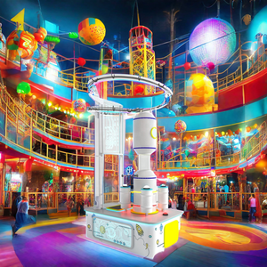 Bonhong, juego de pulverización de bolas de cohete de bola de alta calidad para patio interior en museos de ciencia espacial - Product Image 1