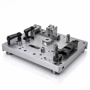 Base de Montaje de Aluminio Anodizado 6061, Piezas de Mecanizado CNC para Líneas de Ensamblaje, Personalizadas - Product Image 1