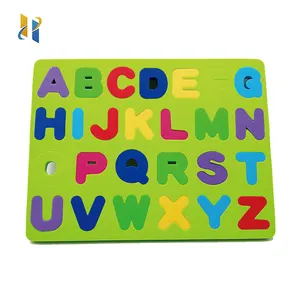 SGS And RoHS Certificates Alphabet Letter Number Puzzles For Toddlers Preschool Learning Toys For Kids EVA Foam Puzzle Gift