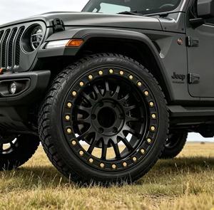 Jantes forgées <span class=keywords><strong>4x4</strong></span> personnalisées 6x139.7 6x114.3 8x170 pour <span class=keywords><strong>SUV</strong></span>, 17 18 20 pouces, noir mat, adaptées aux pick-up et <span class=keywords><strong>SUV</strong></span> - Product Image 3