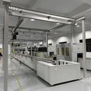 Equipamento de linha de produção automática de módulo de bateria de lítio para empilhadeira elétrica prismática New Energy