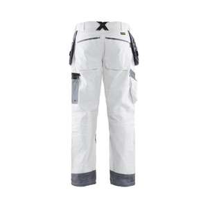 BLAKLADER - 151012101094D84 <b>Painters</b> trousers X1500 White/Grey - EAN 7330509372142 WORK TROUSERS CARGO WORK TROUSERS - Product Image 2