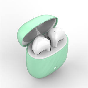 Auriculares inalámbricos verdaderos baratos y buenos con altavoz doble de 13mm, graves profundos HIFI para oficina en casa, teléfono móvil, PC, auriculares TWS coloridos - Product Image 5