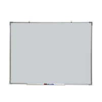 Tableau blanc magnétique suspendu pour fournitures scolaires avec cadre en aluminium, 30x40cm~120x240cm, pour l'éducation et la formation