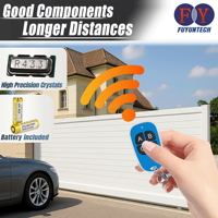 Offre Spéciale 433MHz Télécommande à 4 boutons Configuration personnalisable pour plusieurs codes à distance Compatible Rolling Gates Made Metal Factory