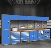 Gabinete de Herramientas Modular de Acero Resistente, Personalizable, OEM, Moderno, Combinado, con 12 Cajones, Cerradura con Llave, Capacidad de Carga de 1000 kg, 5 Años de Garantía