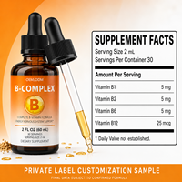 Formule Liquide Douce pour le Bien-être Nerveux des Adultes Occupés – Vitamines du Complexe B en Gouttes Liquides – Approvisionnement Direct Usine