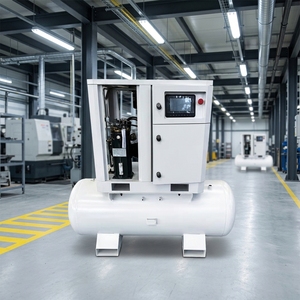 Compresseur d'<span class=keywords><strong>air</strong></span> à vis rotatif à connexion directe, alimentation CA, 22 kW, 37 kW, 7,5 kW, 55 kW, ensembles complets avec réservoir et sécheur d'<span class=keywords><strong>air</strong></span>, vente chaude en usine - Product Image 4
