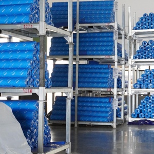 Bâche de camion en PVC Ripstop robuste et imperméable JS, coins renforcés, anti-moisissure, ignifuge pour remorques à plateau - Product Image 4