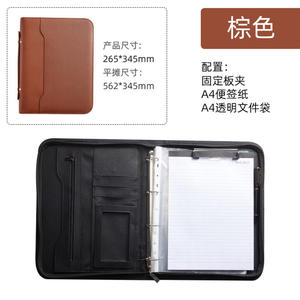 Diario de cuero PU <span class=keywords><strong>reciclado</strong></span>, cubierta de fibra de piña, planificador ecológico, almohadilla personalizada, carpeta de archivos Folio - Product Image 6