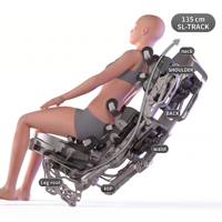 Sillón de Masaje 3D de Lujo para el Bienestar en el Hogar, Control por Voz con IA, Riel SL, Gravedad Cero, Calefacción con Bolsas de Aire, Bluetooth, Reclinable, Masajeador de Pies