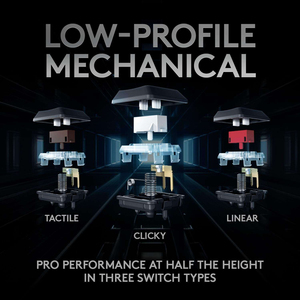 Teclado Mecánico Logitech G913 TKL Tenkeyless de 87 Teclas, Perfil Bajo, Interruptor <span class=keywords><strong>GL</strong></span>, LIGHTSYNC RGB, Parte Superior de Aluminio, 2.4GHz para Esports - Product Image 4