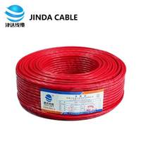 Cable eléctrico sólido de 0,75mm, 1mm, 1,5mm, 2,5mm, 4mm, 6mm, 10mm, de un solo núcleo, Cable de alimentación de cobre Flexible con un solo núcleo