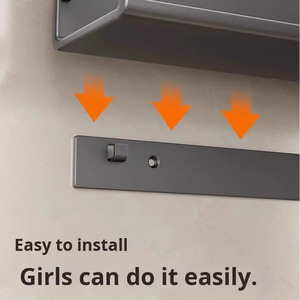 Portaspezie da Cucina Multistrato Senza Foratura in <span class=keywords><strong>Metallo</strong></span> con Ripiano per Coltelli, Olio, Sale, Salsa di Soia - Product Image 6