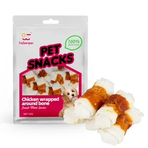 Amostras grátis Pet Food Sem Conservantes Frango Suplemento De Cálcio Dog Snacks Treats